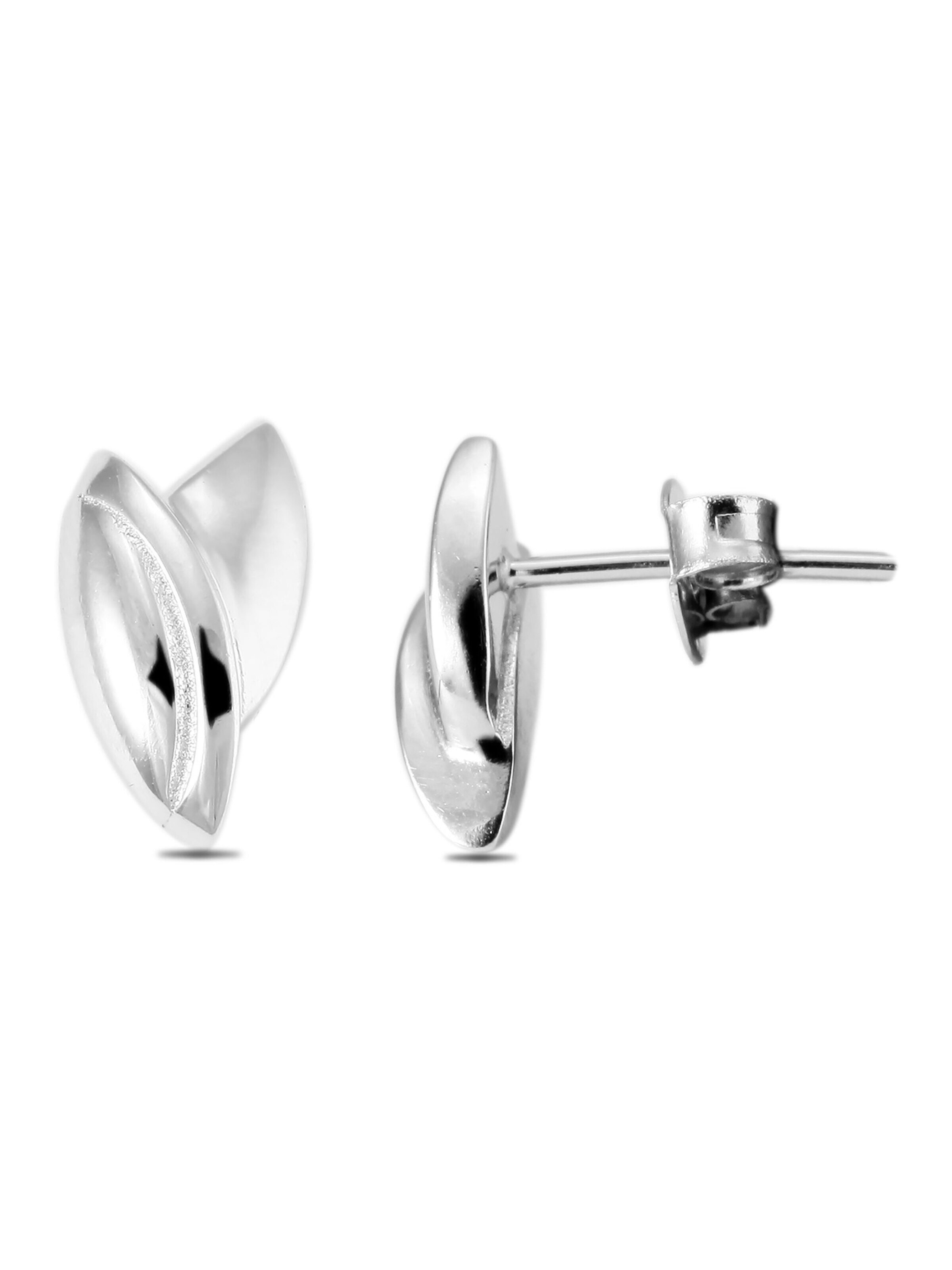 Akzent Ohrringe 'Sine, 925 Sterlingsilber, langlebig'‌‌‌‌‌‌ in Silber
