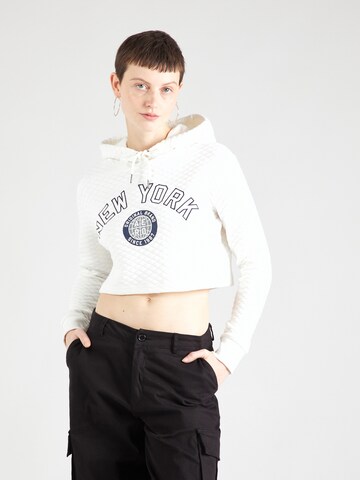 AÉROPOSTALE Sweatshirt in White: front