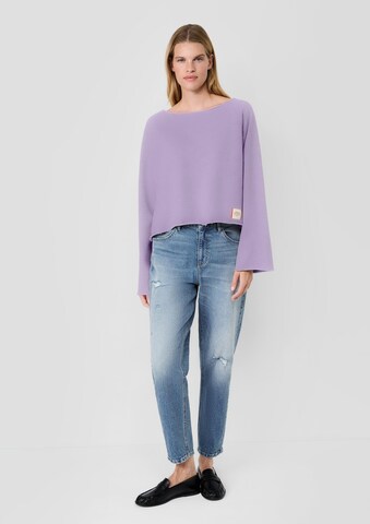 s.Oliver Sweatshirt 'Vintage' in Lila