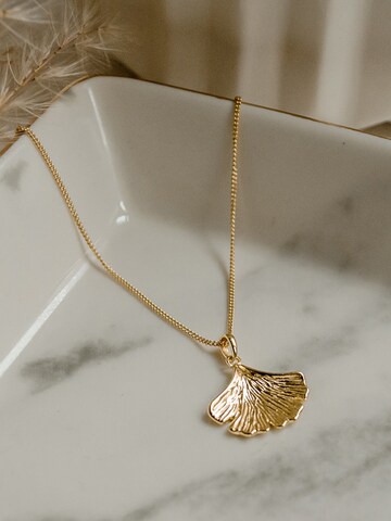 Hey Happiness Kette 'Ginkgo' in Gold