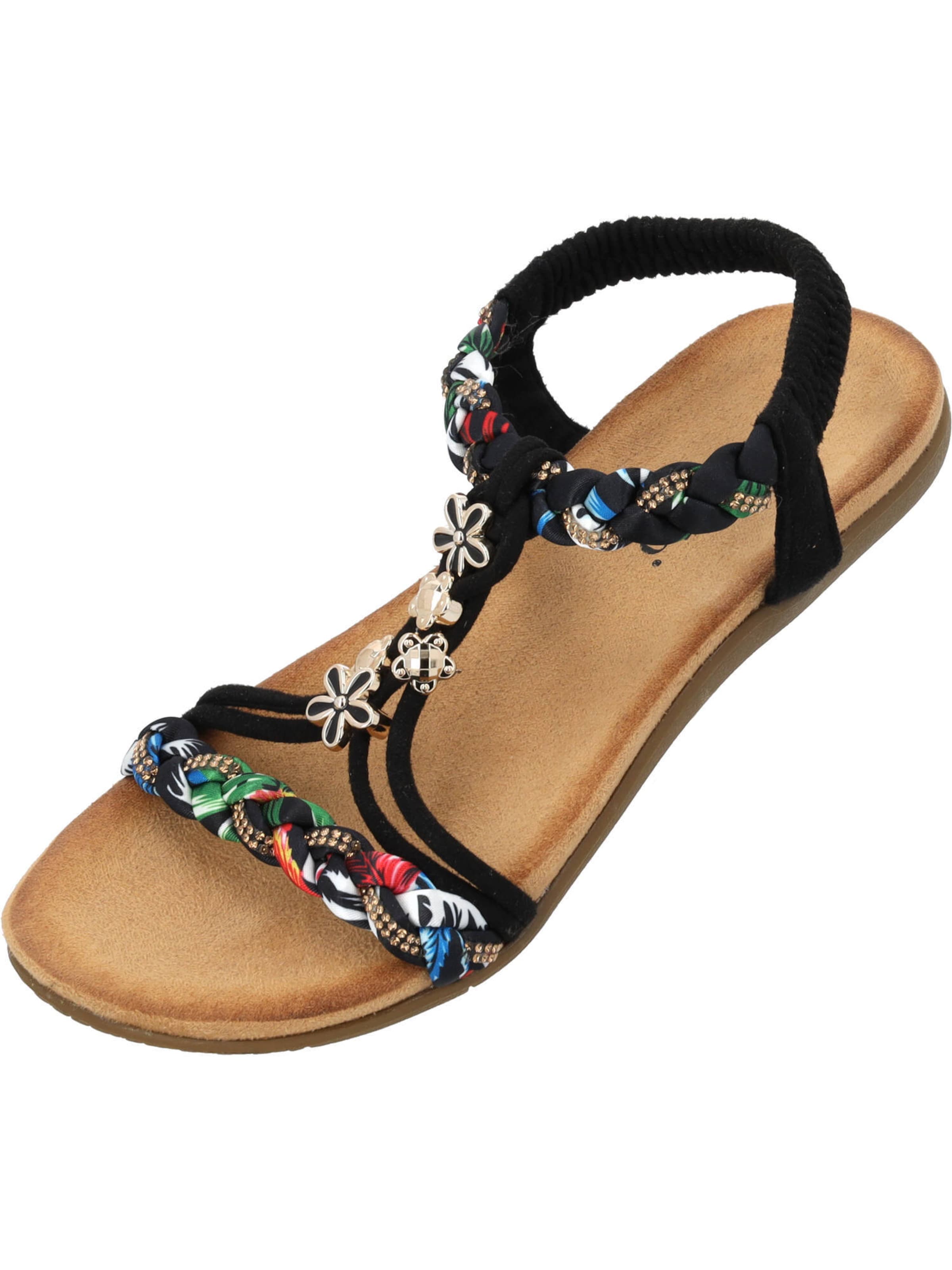 Palado Strap sandal 'Ninralla' in Black: front