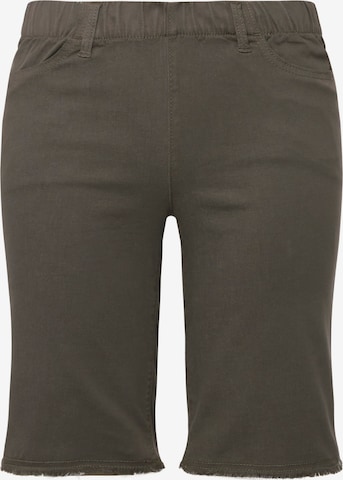 Ulla Popken Broek in Groen: voorkant