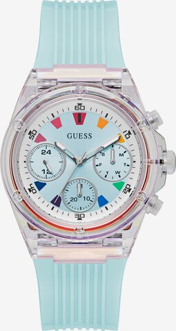 Orologio analogico 'ATHENA' di GUESS in blu: frontale