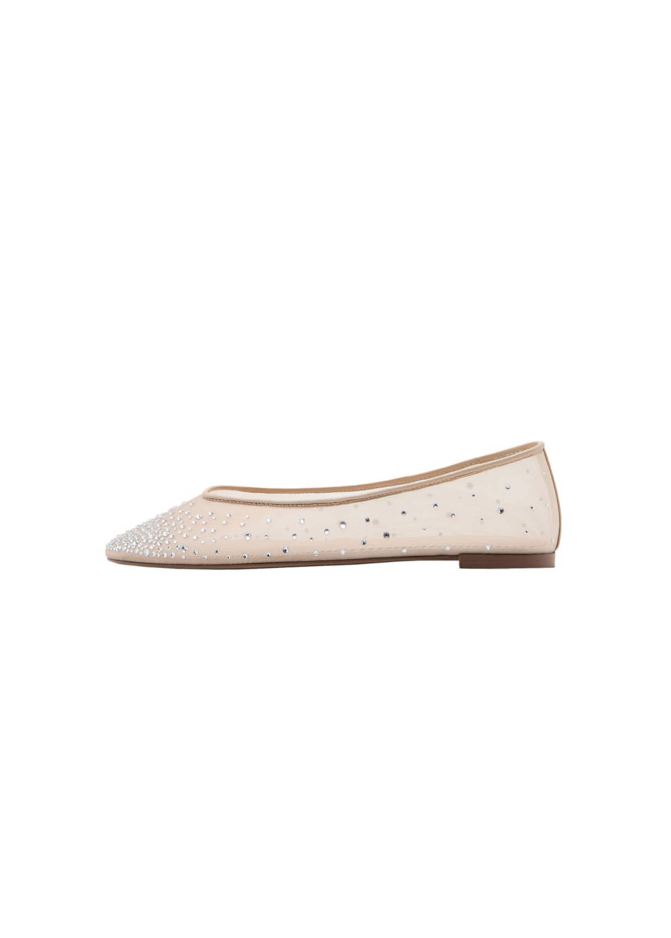 MANGO Ballerina 'Ram-A' in Beige: Vorderseite