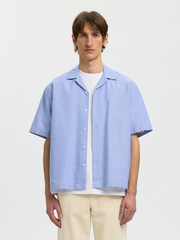 SELECTED Comfort fit Ing - kék: elől