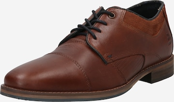 BULLBOXER Lace-Up Shoes in Brown: front