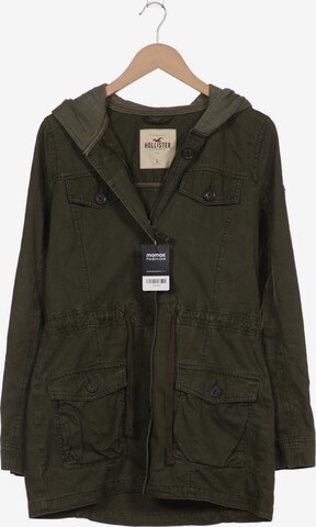 HOLLISTER Jacket & Coat in L in Green: front