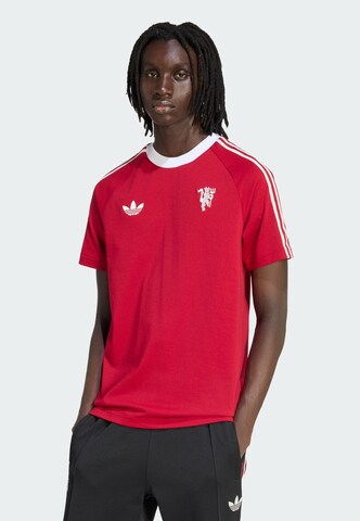 T-Shirt fonctionnel 'Manchester United' ADIDAS PERFORMANCE en rouge : devant