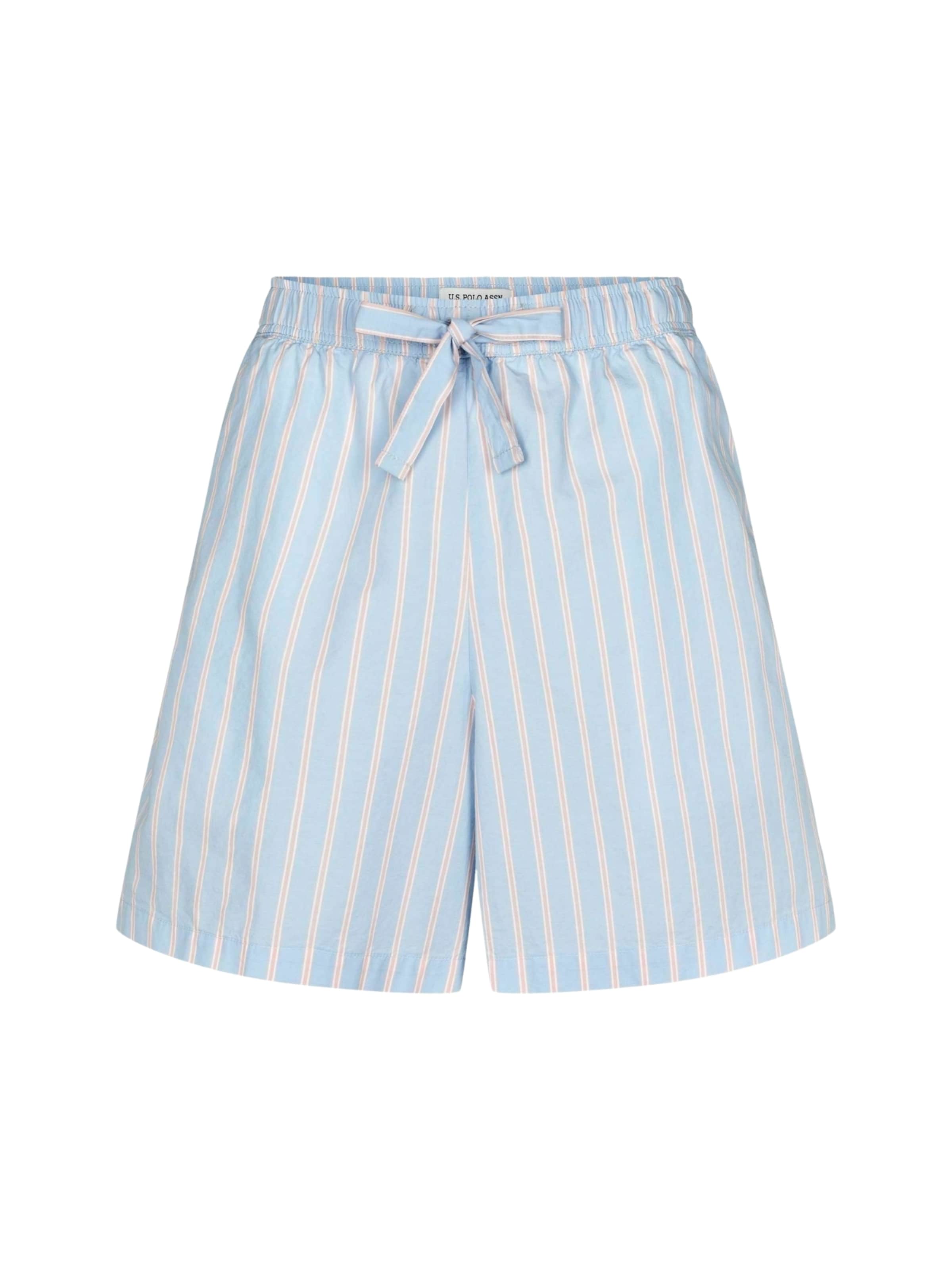 U.S. POLO ASSN. Regular Shorts ' Margo striped ' in Blau: Vorderseite