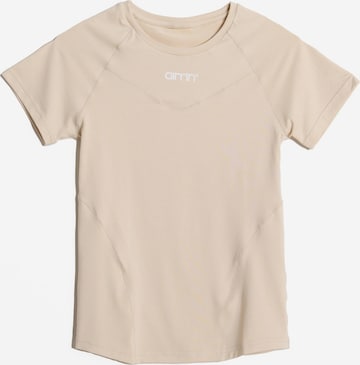 Aim'n T-Shirt in Beige: Vorderseite