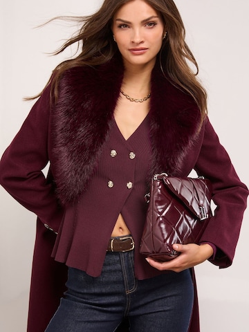 Lipsy - Casaco de malha em vermelho: frente