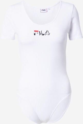 FILA T-shirtbody 'BELOVAR' i vit: framsida