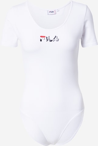 FILA Shirt body 'BELOVAR' in Wit: voorkant