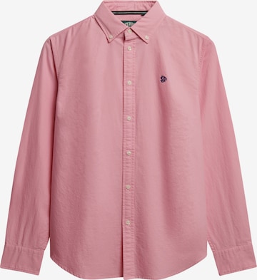 Superdry Blouse 'Oxford' in Pink: front