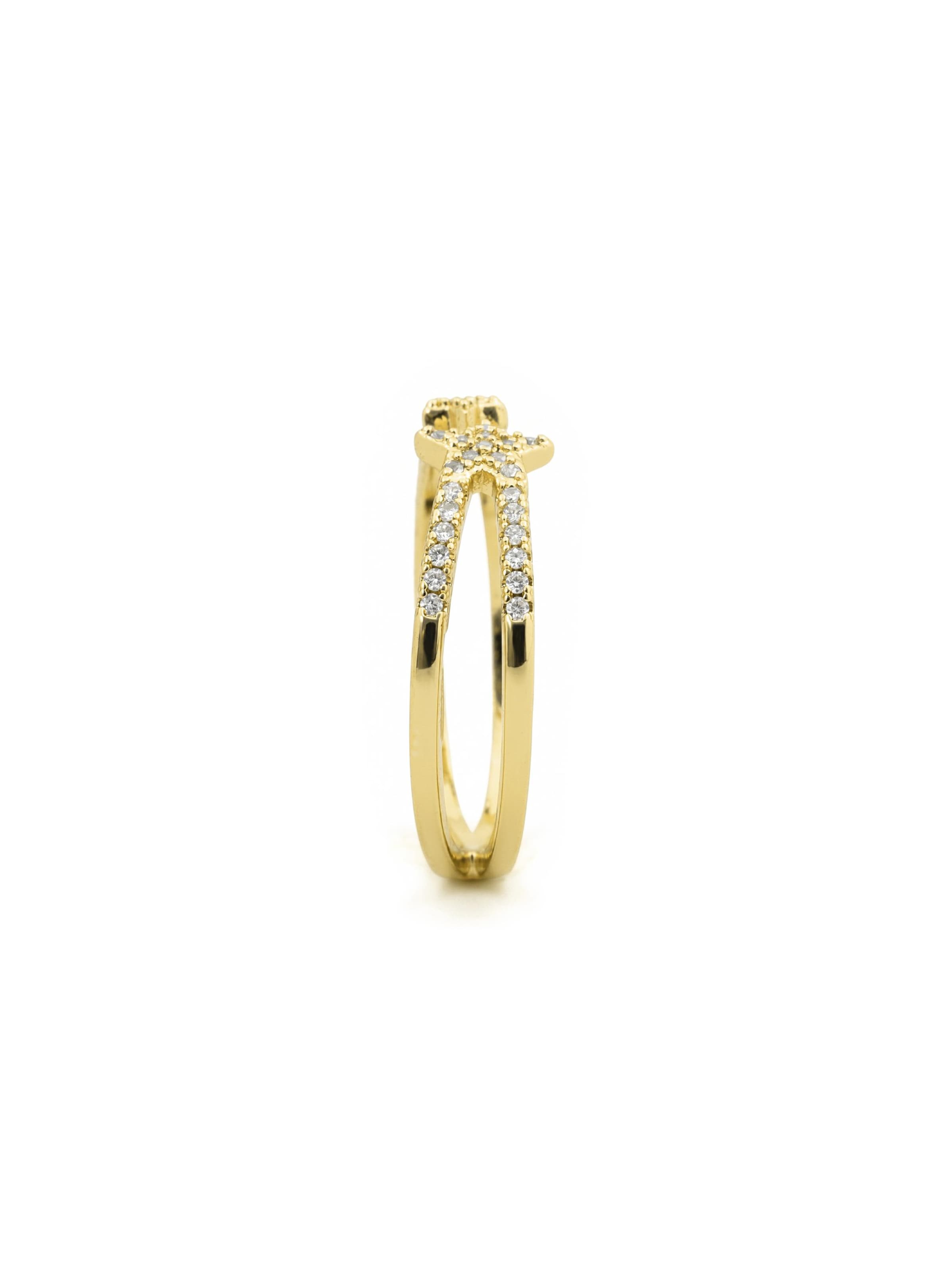 Luxenter Ring 'Helmsu'‌‌‌‌‌‌‌‌ in Gold
