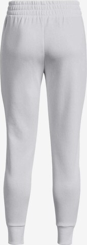 Tapered Pantaloni sportivi 'Rival' di UNDER ARMOUR in bianco