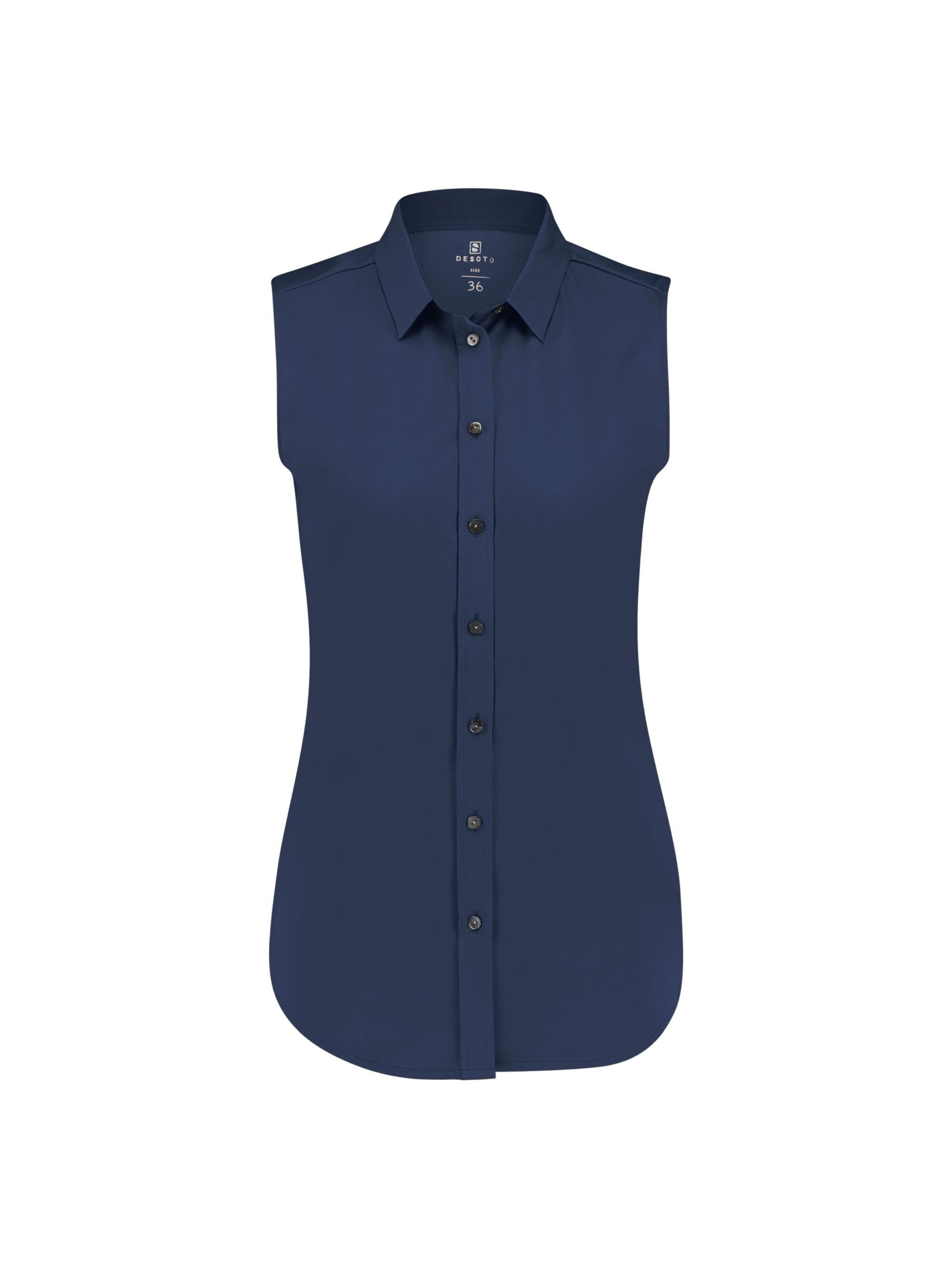 DESOTO Bluse in Blau: Vorderseite