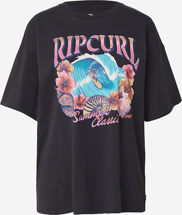 Tricou funcțional 'SUMMER CLASSIC HERITAGE' de la RIP CURL pe negru: față