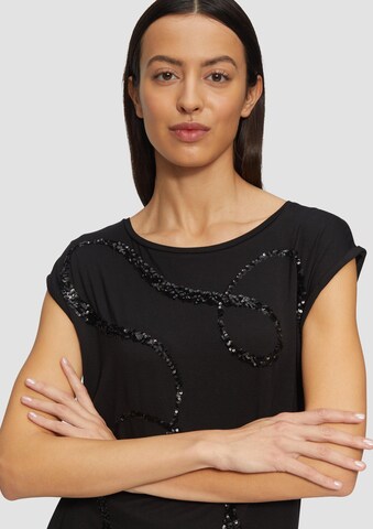 s.Oliver BLACK LABEL Shirt in Schwarz