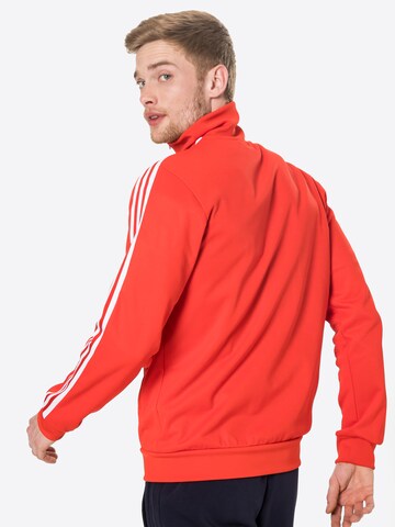 ADIDAS ORIGINALS Sweatjakke 'Beckenbauer' i rød