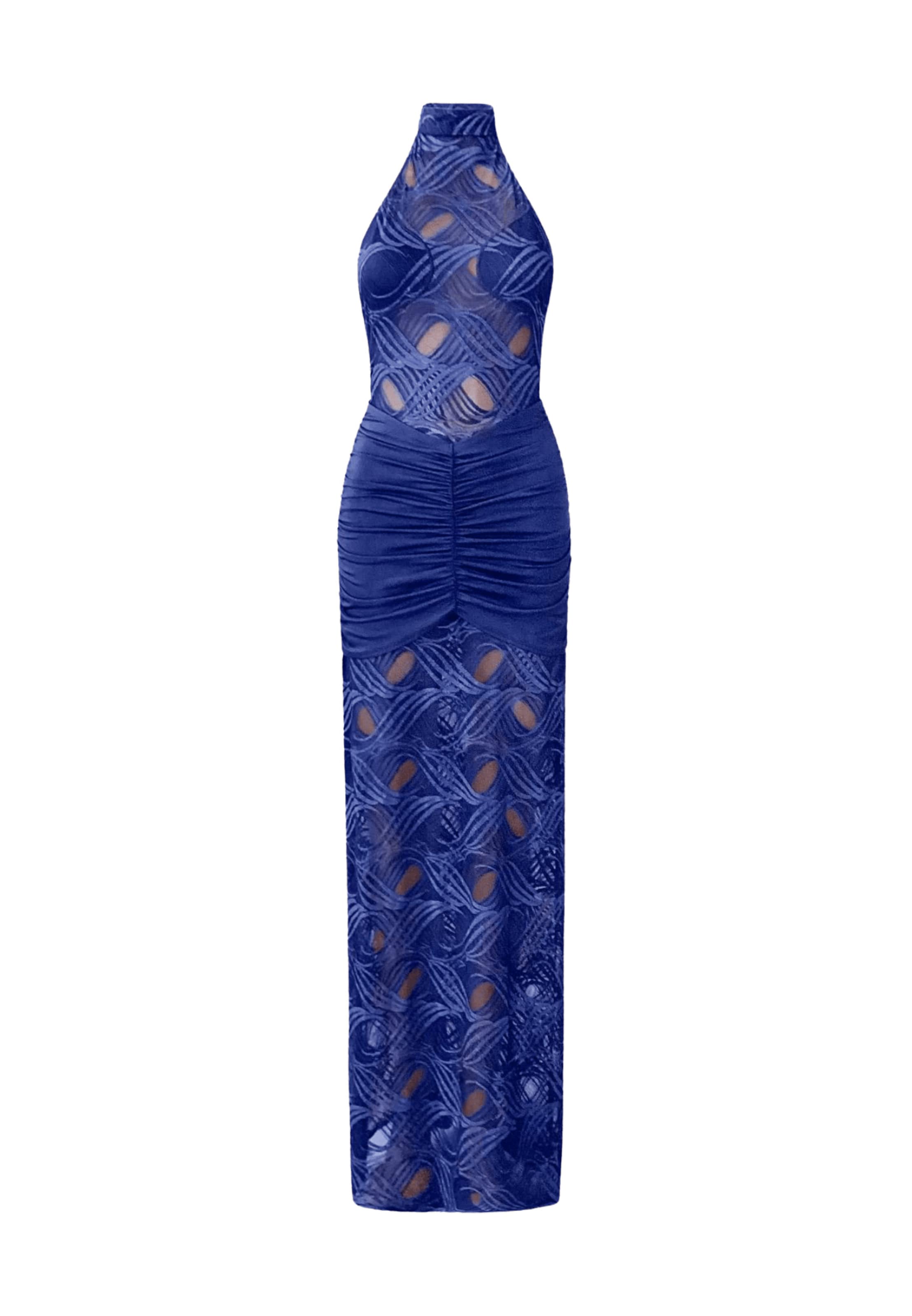 OW Collection Festkjole 'Lyssa' i blå: forside