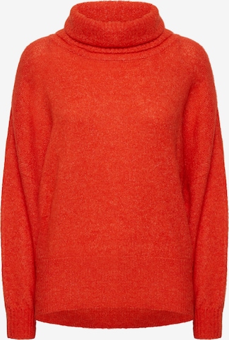 ICHI Sweater 'KAMARA' in Orange: front