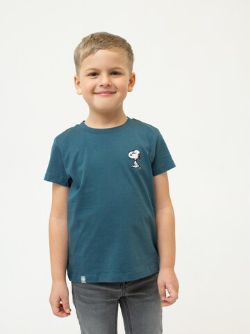 Bavarian Caps Shirt 'Grantler Klub: Snoopy' in Blue: front