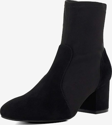Bottines Dune LONDON en noir : devant