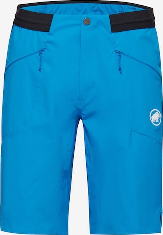 MAMMUT Outdoor Pants 'Aenergy' in Blue: front