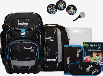 ergobag Backpack 'Schulranzen-Set pack Set' in Black: front