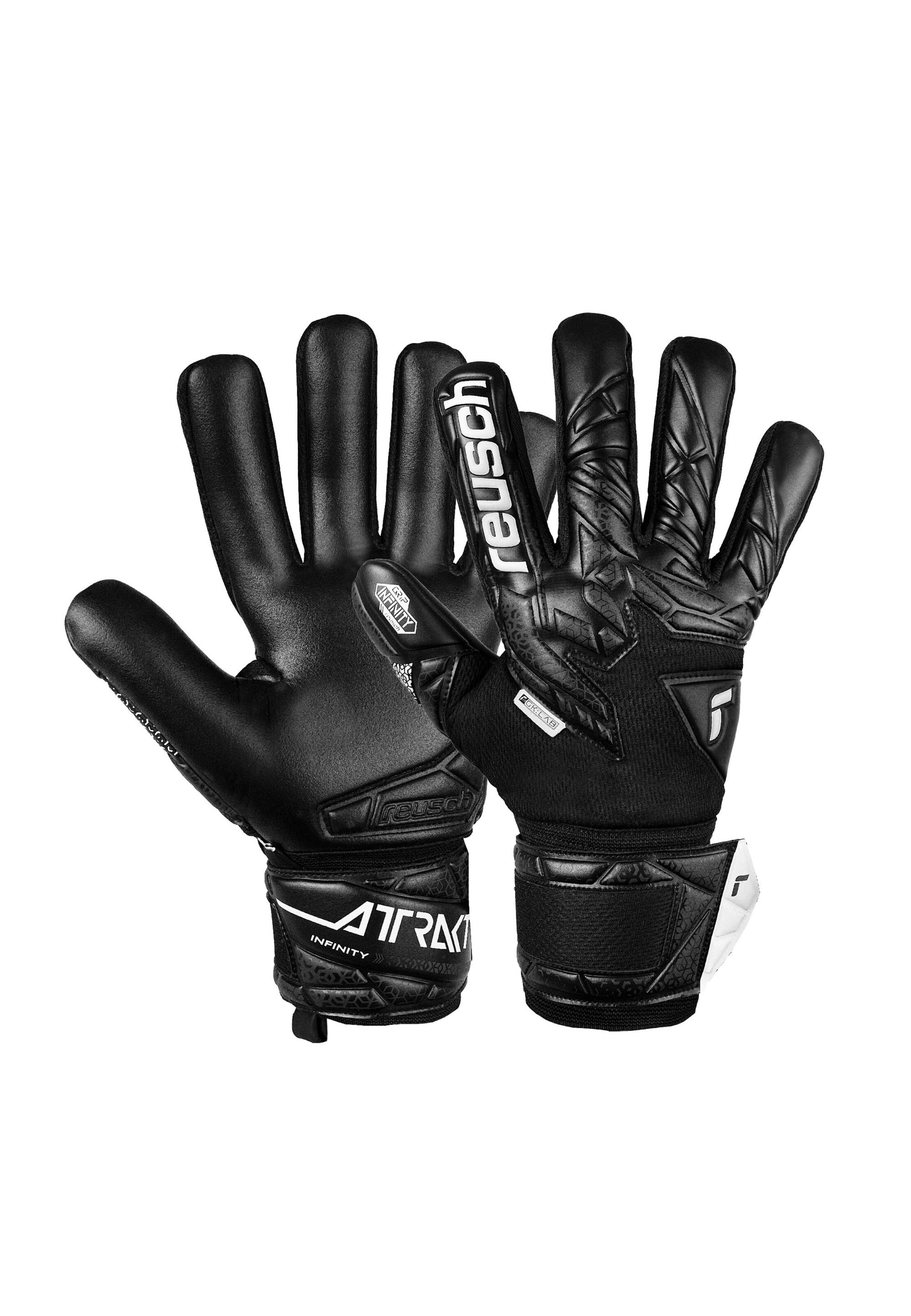 REUSCH Torwarthandschuhe 'Attrakt Infinity NC' in Schwarz: Vorderseite