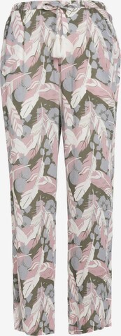 Ulla Popken Loosefit Broek in Roze: voorkant