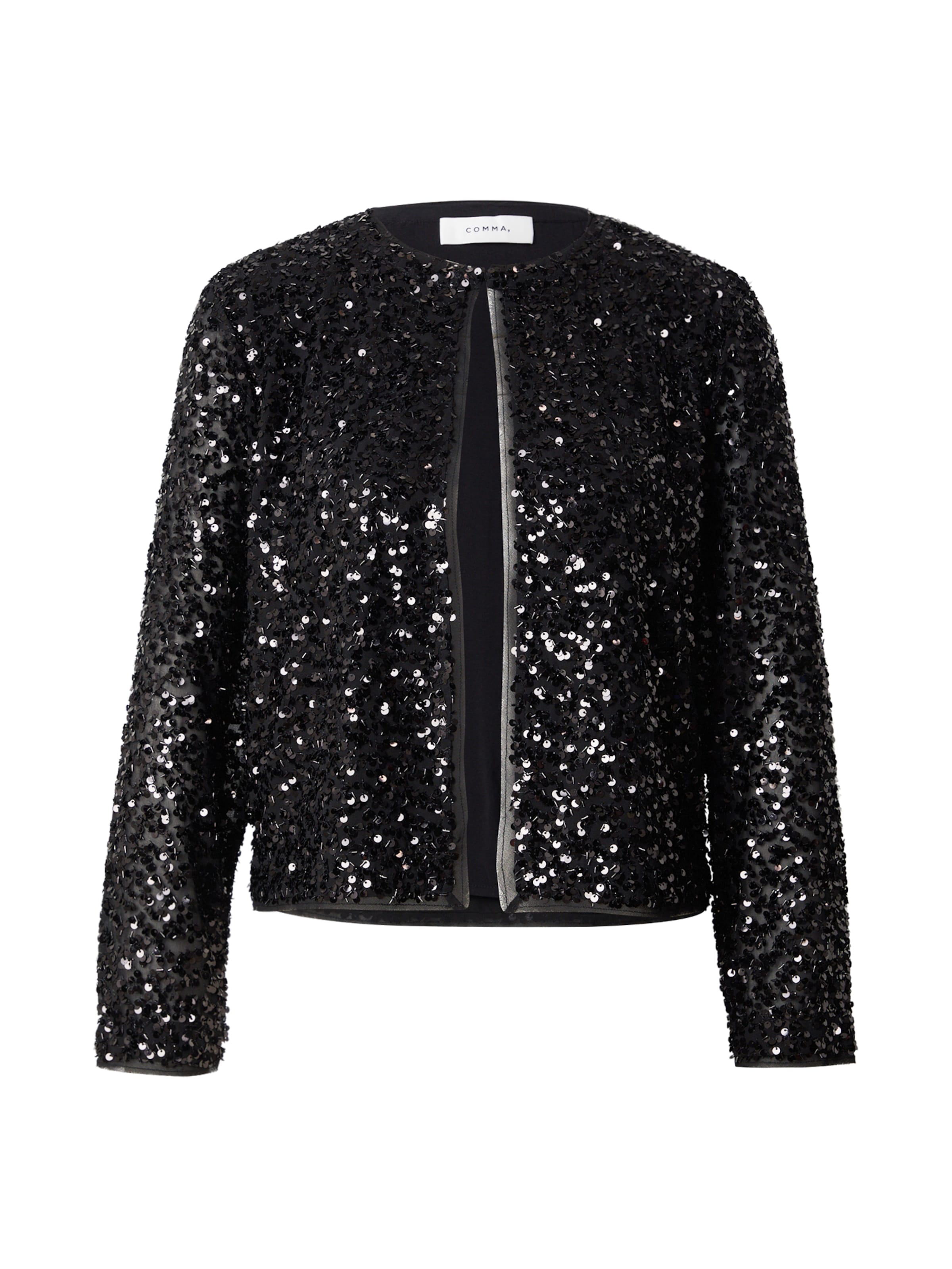 Blazer COMMA en noir : devant