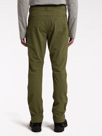 Haglöfs Slim fit Outdoor Pants 'Morän' in Green