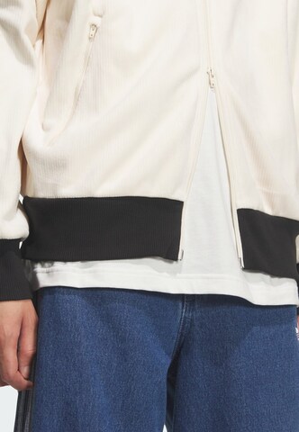 Veste de survêtement 'Classic' ADIDAS ORIGINALS en blanc