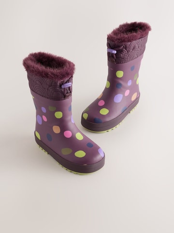 Next Rubber boot in Purple