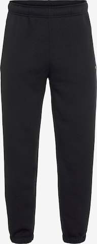Champion Authentic Athletic Apparel Tapered Workout Pants in Black: front