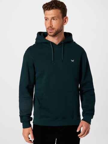 Coupe regular Sweat-shirt Iriedaily en vert : devant