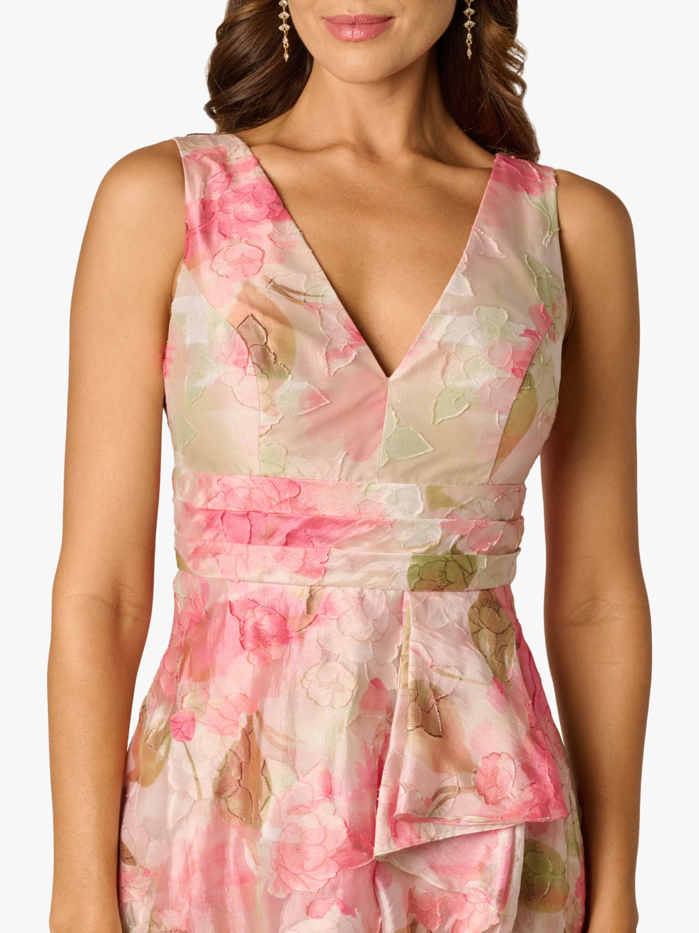 Adrianna Papell Jurk 'Cascade Organza ' in Gemengde kleuren
