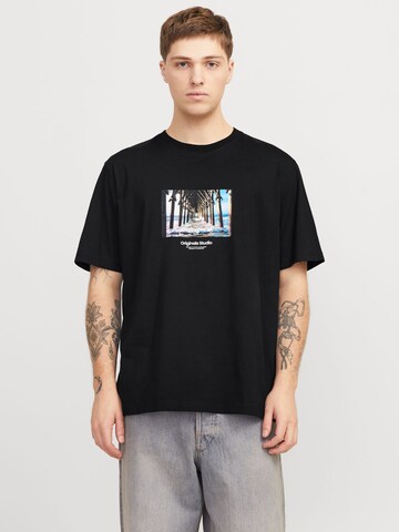 JACK & JONES Bluser & t-shirts i sort: forside