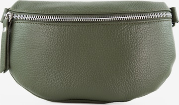 lePelou Gürteltasche 'TONI small' in Grün: Vorderseite