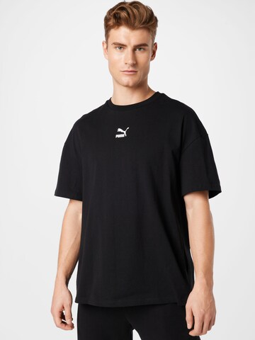 PUMA Shirt in Zwart: voorkant