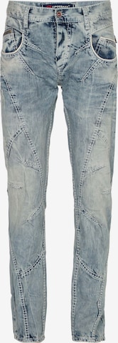 CIPO & BAXX Regular Jeans 'Rugged' in Blauw: voorkant