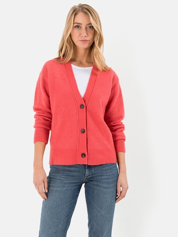 CAMEL ACTIVE Knit Cardigan in Red: front