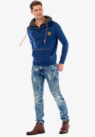 Sweat-shirt 'Fusion' CIPO & BAXX en bleu
