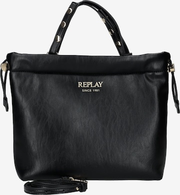 Borsa a mano di REPLAY in nero: frontale