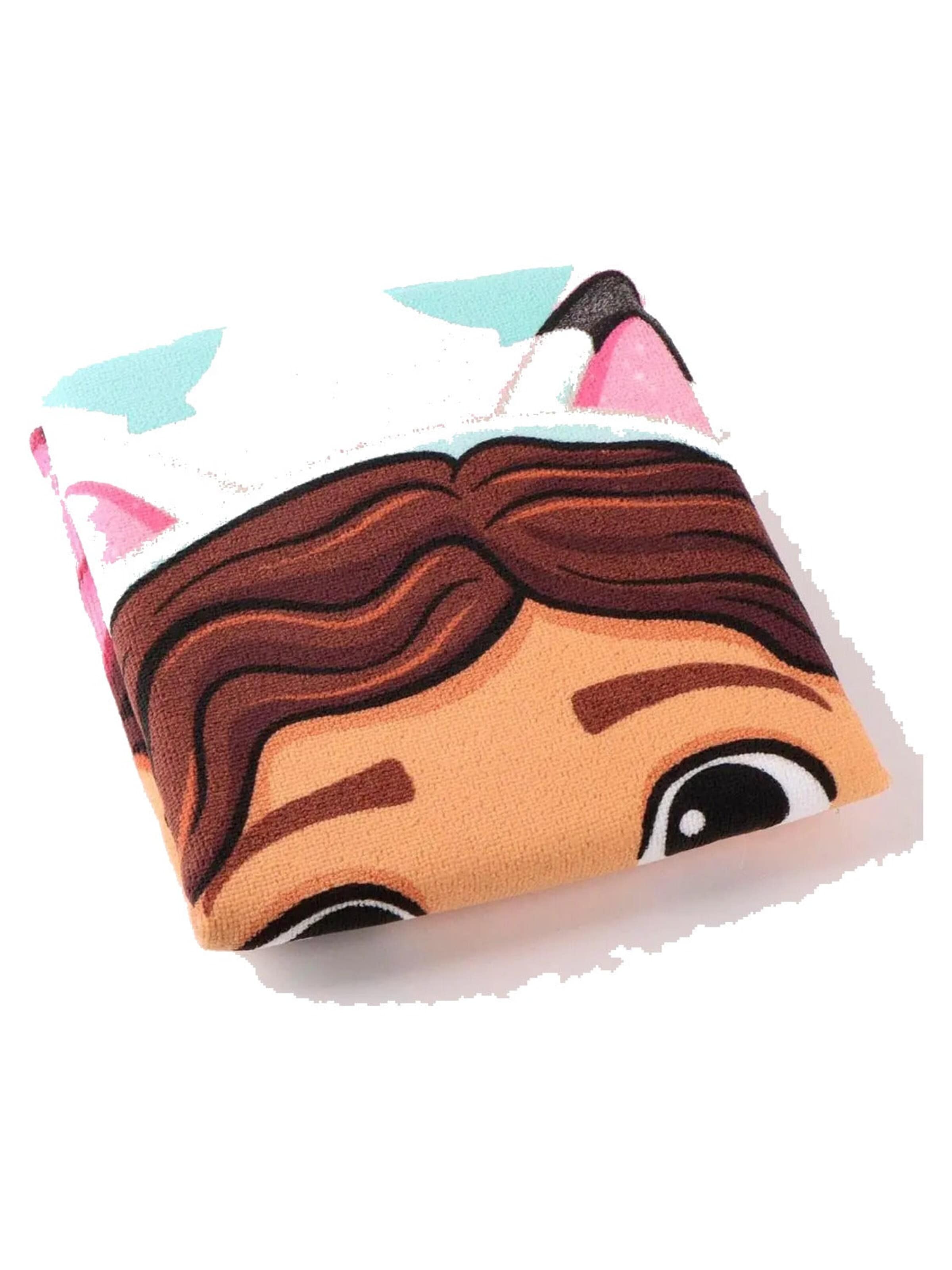 Gabby`s Dollhouse Badjas 'Gabby’s Poppenhuis Poncho' in Roze