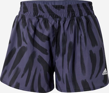 ADIDAS PERFORMANCE Športne hlače | vijolična barva: sprednja stran