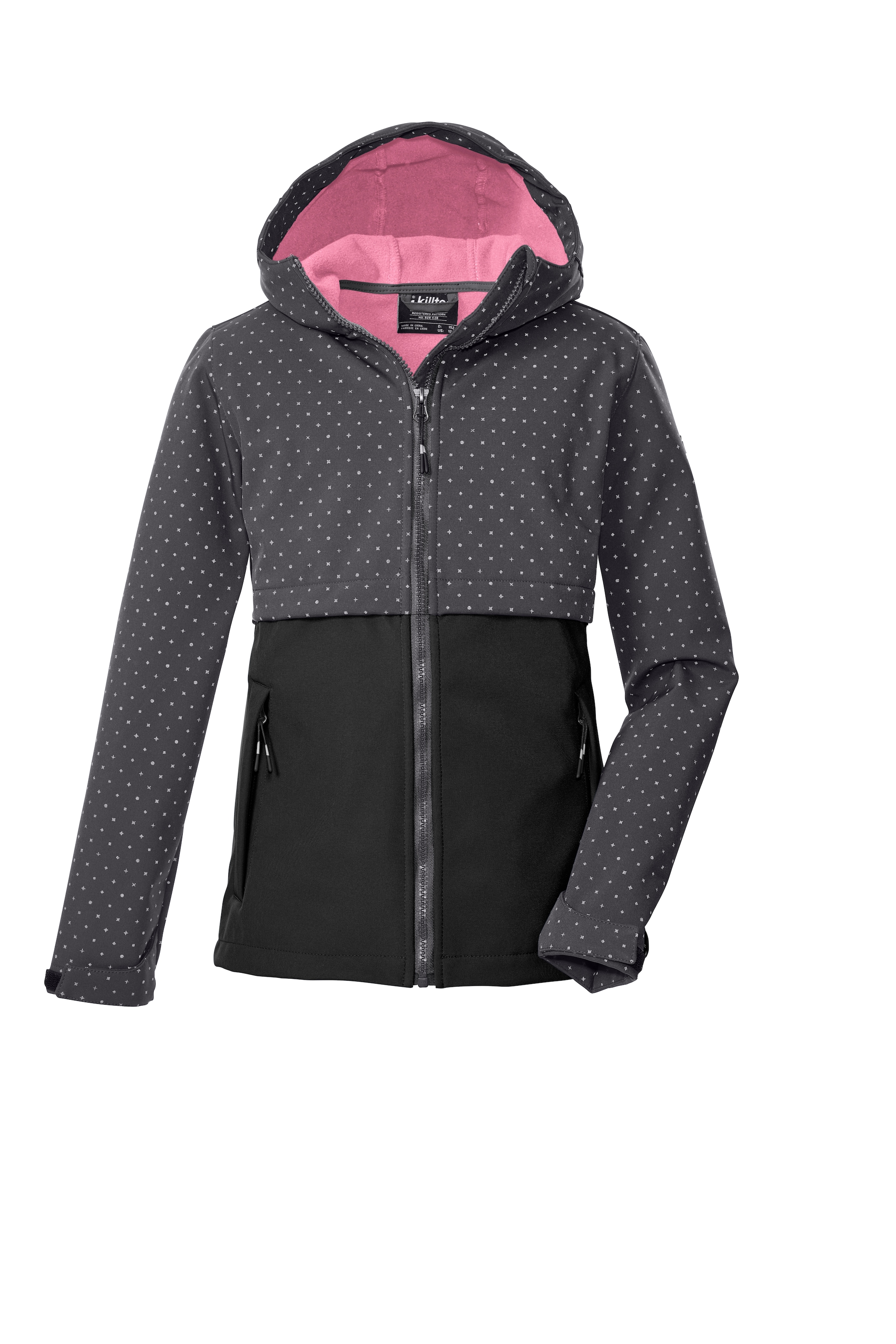 KILLTEC Outdoor jacket in Grey: front