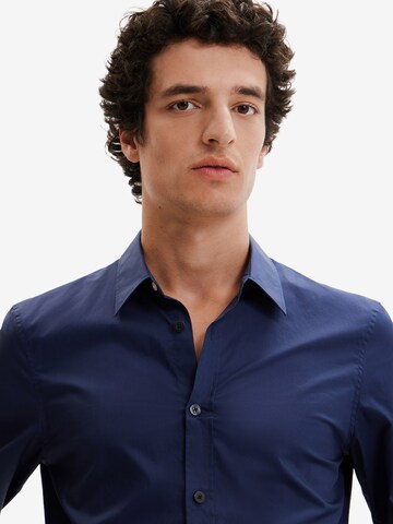 Desigual Regular fit Button Up Shirt 'Armand' in Blue